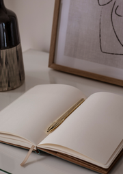 handmade vegan leather journal blank